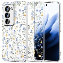 Husa Husă Tech-Protect FlexAir pentru Xiaomi Redmi 15 4G / 5G, model Spring Flowers, slim și flexibilă, multicoloră