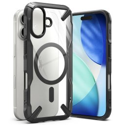 Husa RINGKE FUSION X MAGNETIC MAGSAFE - Husă telefon - compatibil cu Apple IPHONE 17 - MagSafe - culoare Negru