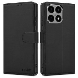 Husa Husă Tech-Protect Wallet pentru Xiaomi 15T, tip portofel, neagră