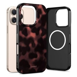 Husa Husă Tech-Protect Lamano MagSafe pentru iPhone 16 Pro Max, model Panther, compatibilă MagSafe, multicoloră