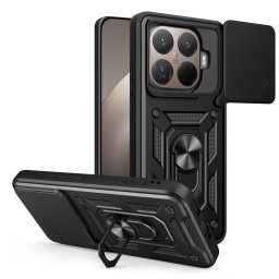 Husa Husă Tech-Protect CamShield Pro pentru Xiaomi 15T Pro, protecție cameră cu slider, neagră