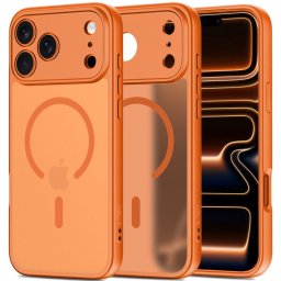 Husa Tech-Protect Tech Protect BasicMag MagSafe finisaj mat cosmic - Husă telefon - compatibil cu Apple iPhone 17 Pro Max - MagSafe - culoare Portocaliu