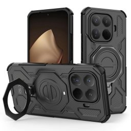Husa Husă Tech-Protect TacticStand MagSafe pentru Xiaomi 15T Pro, stand integrat, compatibilă MagSafe, negru mat