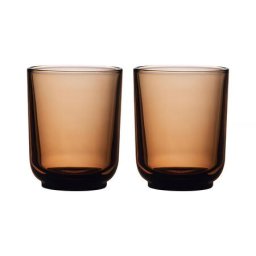 Fellow - set of two glass Pirch Cappuccino 190 ml - Amber