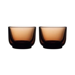 Fellow - set of two glass Pirch Cortado 120 ml - Amber