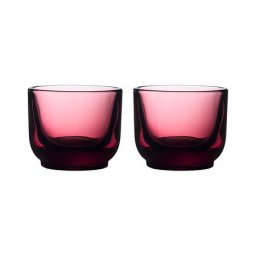 Fellow - set of two glass Pirch Espresso 100 ml - Garnet