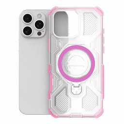 Husa Husa pentru OnePlus 15 - Techsuit Carbon Shield PRO - Pink Transparent