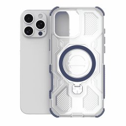 Husa Husa pentru OnePlus 15 - Techsuit Carbon Shield PRO - Blue Transparent