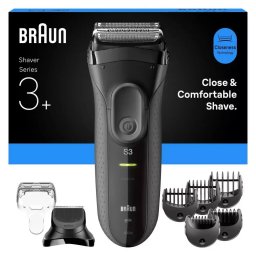 Aparat de barbierit Aparat de ras și tuns kit grooming barbă, lame Precision, acumulator reîncărcabil