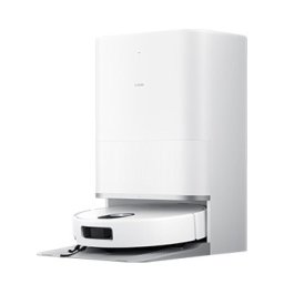 Aspirator robot Xiaomi Robot Vacuum 5 BHR0834EU, 55 W, 20000 Pa, Autonomie 140 minute, Control vocal si aplicatie, Scanare laser S-Cross, Recipient praf statie 2.5 l, Rezervor statie 4 l Alb