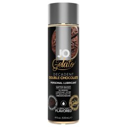 Jo Gelato ciocolată dublă - lubrifiant comestibil pe bază de apă (120ml)
