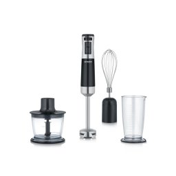 Severin SM 3772 - Blender vertical cu accesorii, 600 W / 230 V, inox/negru