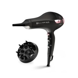 Bellissima 11858 - Uscător de păr 2100W/230V negru/roz