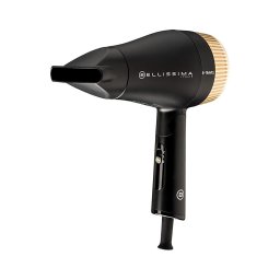 Bellissima 11872 - Uscător de păr de călătorie B-TRAVEL 1400W/230V negru/auriu