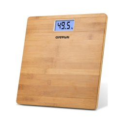 G3Ferrari G30042 - Cântar personal digital din bambus, alimentat cu 2 baterii AAA