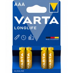Baterie Varta Longlife 4903, AAA / LR3, Set 4 bucati