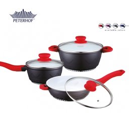 Set de vase din aluminiu cu strat ceramic Peterhof PH-15746