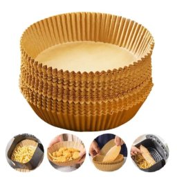Set 100 bucati hartie de copt pentru friteuza Air Fryer universale