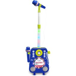 Set Karaoke cu 2 microfoane pe fir si Boxa SoundHub Bontempi