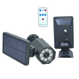Camera de supraveghere falsa cu panou solar si senzor de lumina