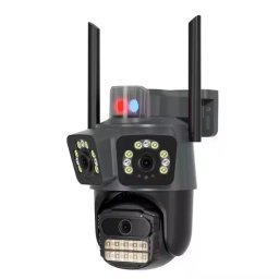 Camera de supraveghere Tripla 15MP 8K prin WiFi cu Audio si Alarma