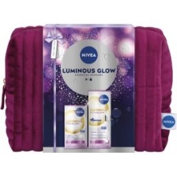 Set Cadou Luminous Skin Glow Ser 30 ml, Peeling Lichid 100 ml, Geanta
