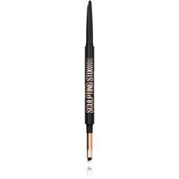 MAYBELLINE NEW YORK Sculpting Stix dermatograf automat cu pensula culoare 16 Black Blur 1 buc
