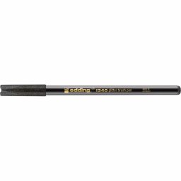 Marker Edding 1340 Glitter, varf tip pensula, 1-6 mm, negru glitter
