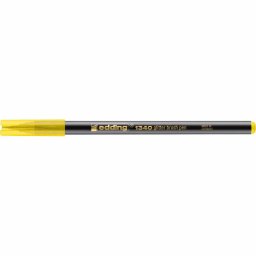 Marker Edding 1340 Glitter, varf tip pensula, 1-6 mm, galben glitter