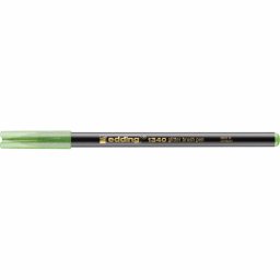 Marker Edding 1340 Glitter, varf tip pensula, 1-6 mm, verde deschis glitter