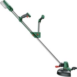 Trimmer de tuns gazon/iarba pe acumulator UniversalGrassCut 18V-260, 18 V, 26 cm diametru fir, 1.6 mm grosime fir, protectie plante, maner telescopic 120 - 140 cm, fara acumulator si incarcator in setul de livrare + Starter Kit Bosch Alliance 1600A02625,