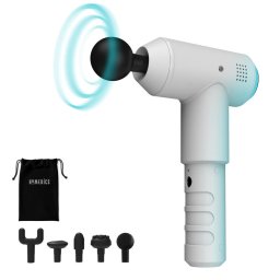 Pistol de Masaj Homedics PGM-150-EU, 3 Trepte Intensitate, Capete Interchangeabile, Pentru Recuperare Musculara
