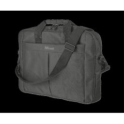 GEANTA & RUCSACURI TRUST, pt. notebook de max. 16 inch, 1 compartiment, buzunar frontal, poliester, negru, TR-21551