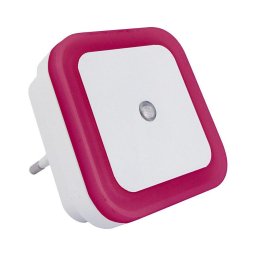 Lampă de veghe LED cu senzor de amurg, 0,5 W, 230 V, roz