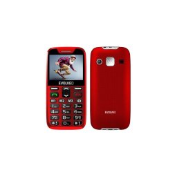 Evolveo - EasyPhone XR 4G, telefon mobil pentru seniori, roșu