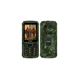 Evolveo - StrongPhone Z6, telefon Dual SIM rezistent la apă, camuflaj de vânătoare