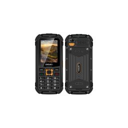 Evolveo - StrongPhone Q1, telefon Dual SIM rezistent la apă, negru/portocaliu