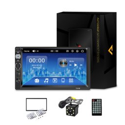 [RESIGILAT]MP5 Player multimedia 2DIN Universal, WinCE, Bluetooth, USB, CardSD, Camera Marsarier, Auxiliar, Mirrorlink, Touchscreen, - AD-BGP7010b - Copie