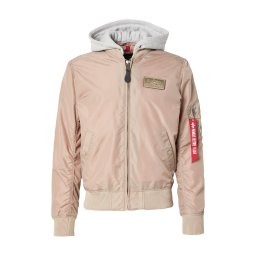 ALPHA INDUSTRIES Geacă de primăvară-toamnă 'MA-1' bej / gri taupe
