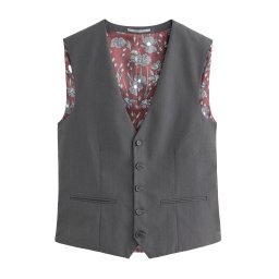 Next Vestă de costum gri închis