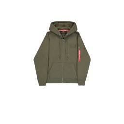 ALPHA INDUSTRIES Hanorac kaki / oliv / roșu / alb