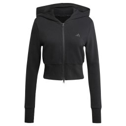ADIDAS SPORTSWEAR Bluză cu fermoar sport 'Seasonal Essentials' negru