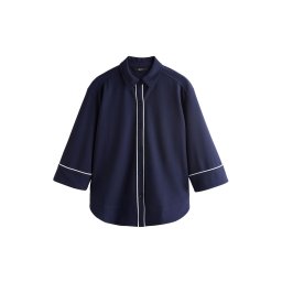 Next Bluză bleumarin / alb