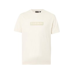 NAPAPIJRI Tricou 'S-BOX' alb murdar / alb lână