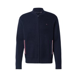 TOMMY HILFIGER Geacă tricotată albastru / roșu / alb