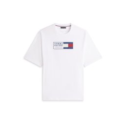 Tommy Hilfiger Big & Tall Tricou 'BRAND LOVE' bleumarin / roșu / alb / alb murdar