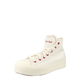 CONVERSE Sneaker înalt 'Chuck Taylor All Star' roșu intens / alb