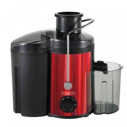 Storcator de fructe si legume Royalty Line PJ-19001, 700 W, 2 viteze, 450 ml, Anti-picurare, Rosu