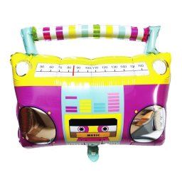 Balon folie casetofon 59 x 57 cm