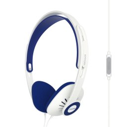 Casti KPH30I Headphones, On-Ear, Wired, Microphone, White